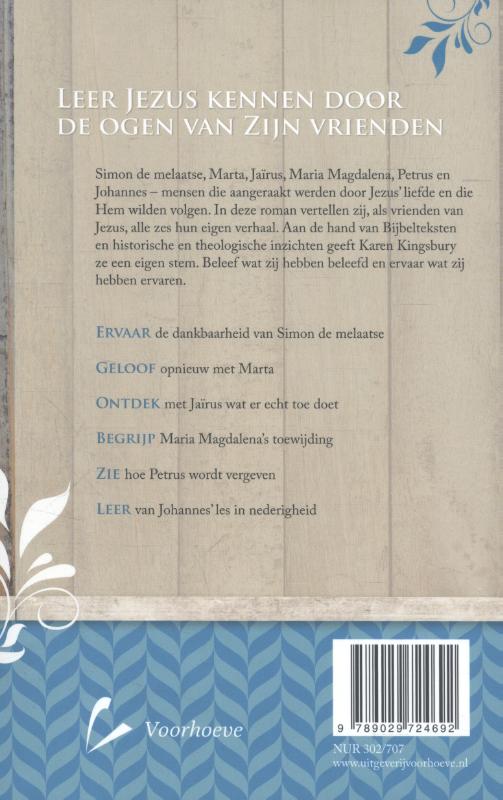 Achterkant van De vrienden van Jezus