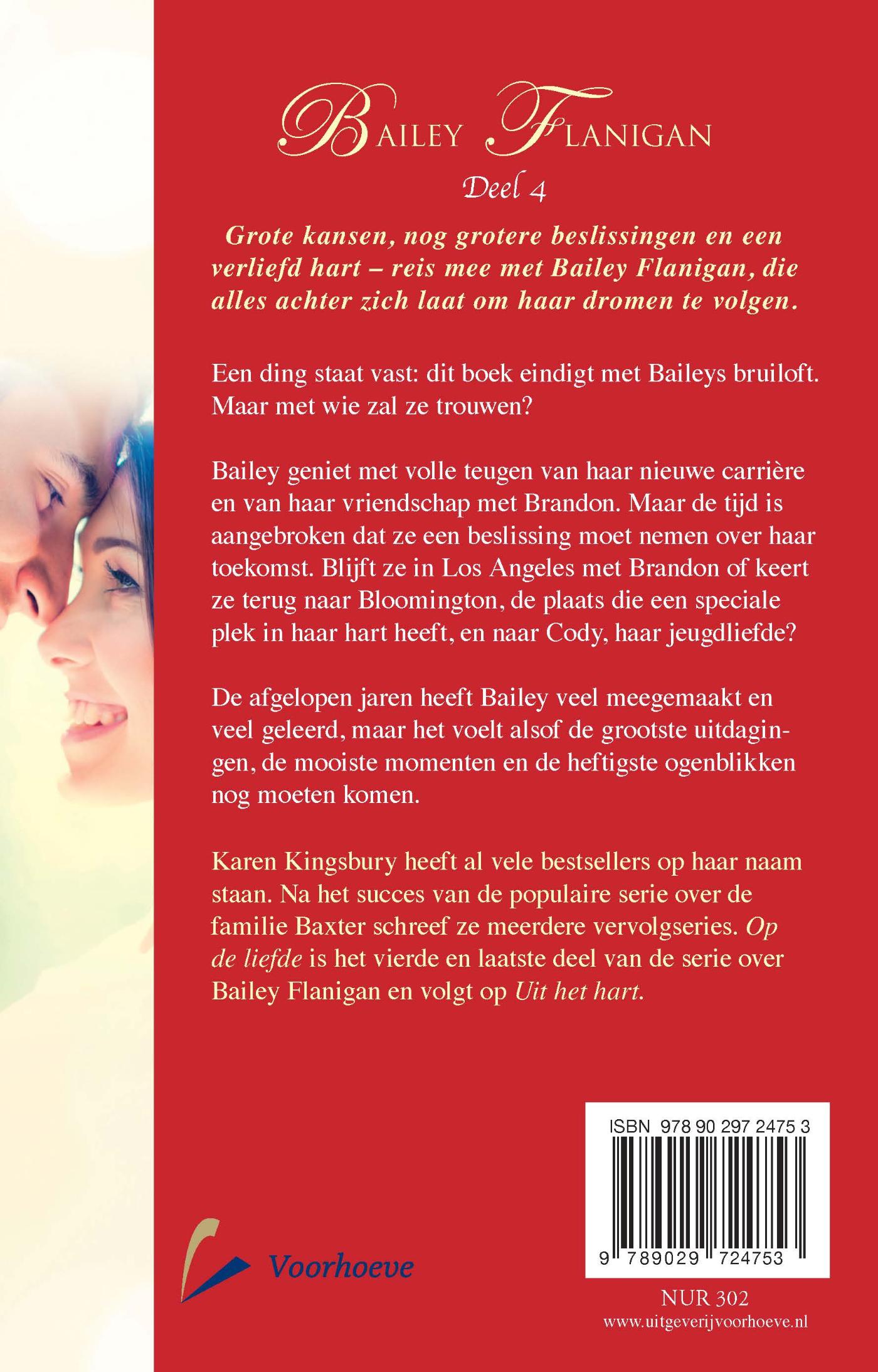 Achterkant van Op de liefde