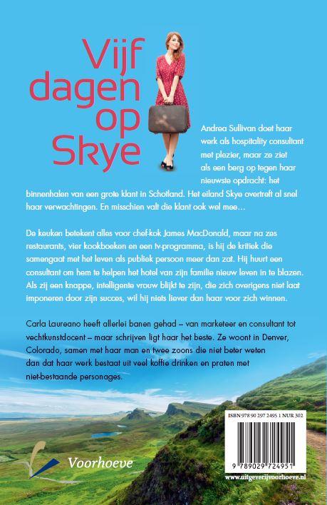 Achterkant van Vijf dagen op Skye