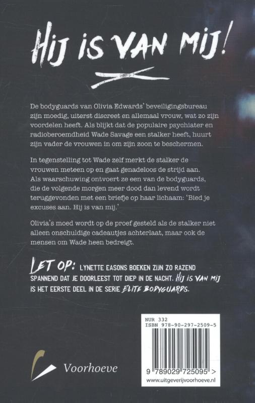 Achterkant van Hij is van mij