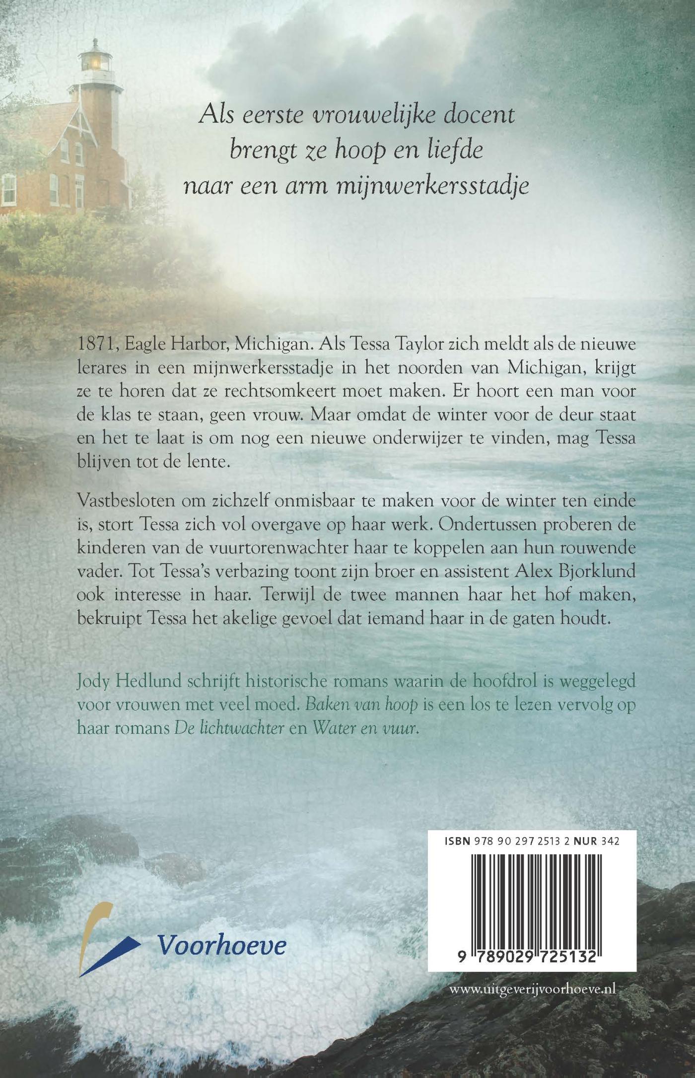 Achterkant van Baken van hoop