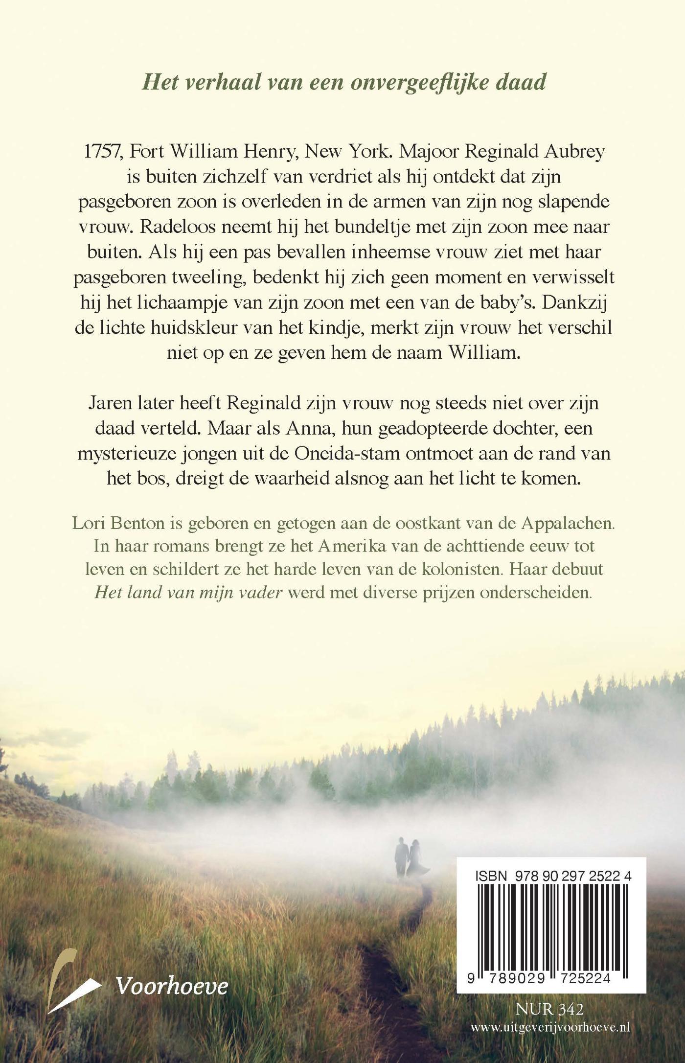 Achterkant van Volg mij voorbij de bomen