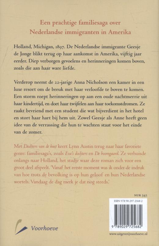 Achterkant van Dochters van de kust