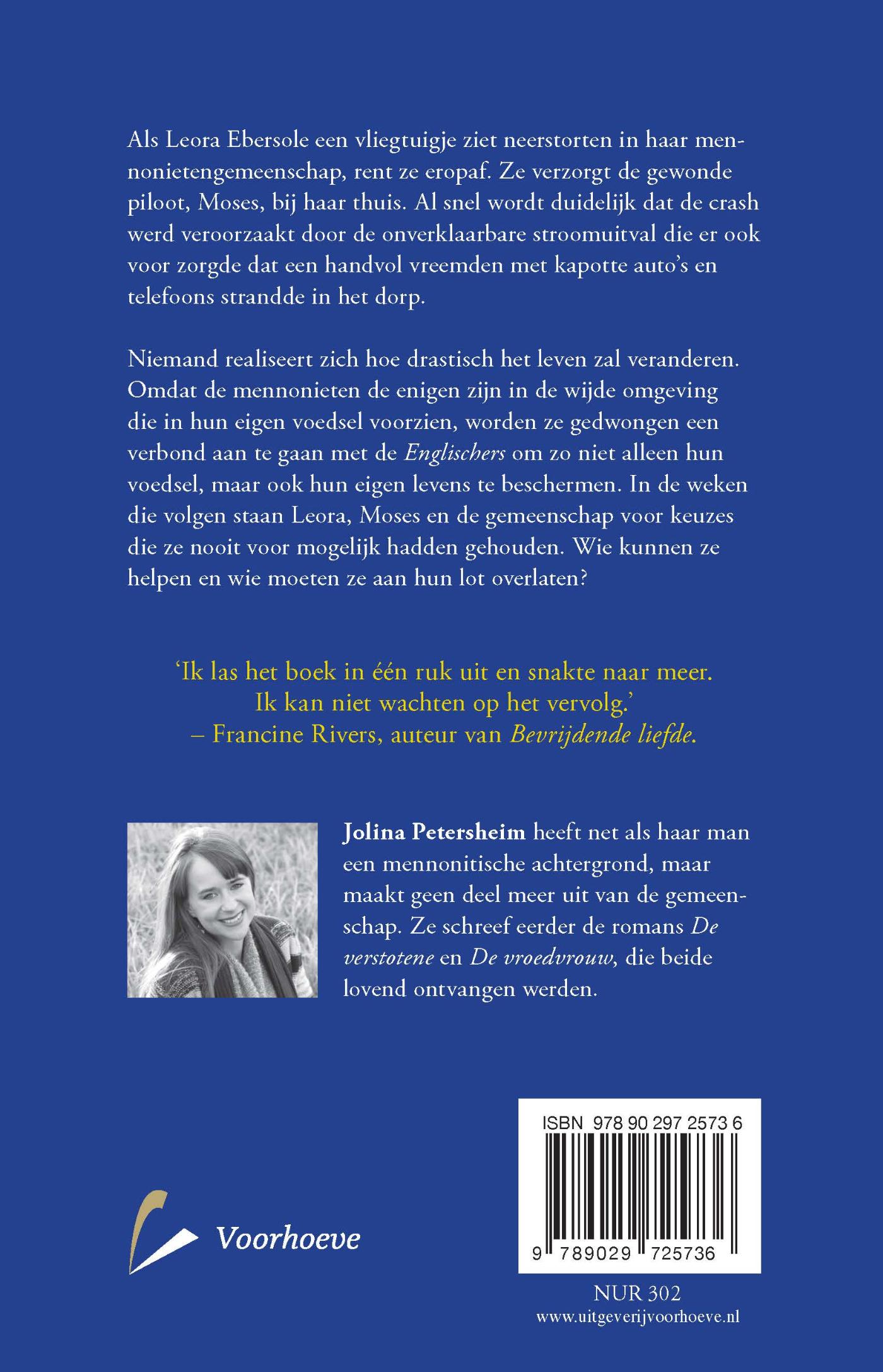 Achterkant van Bewaar ons