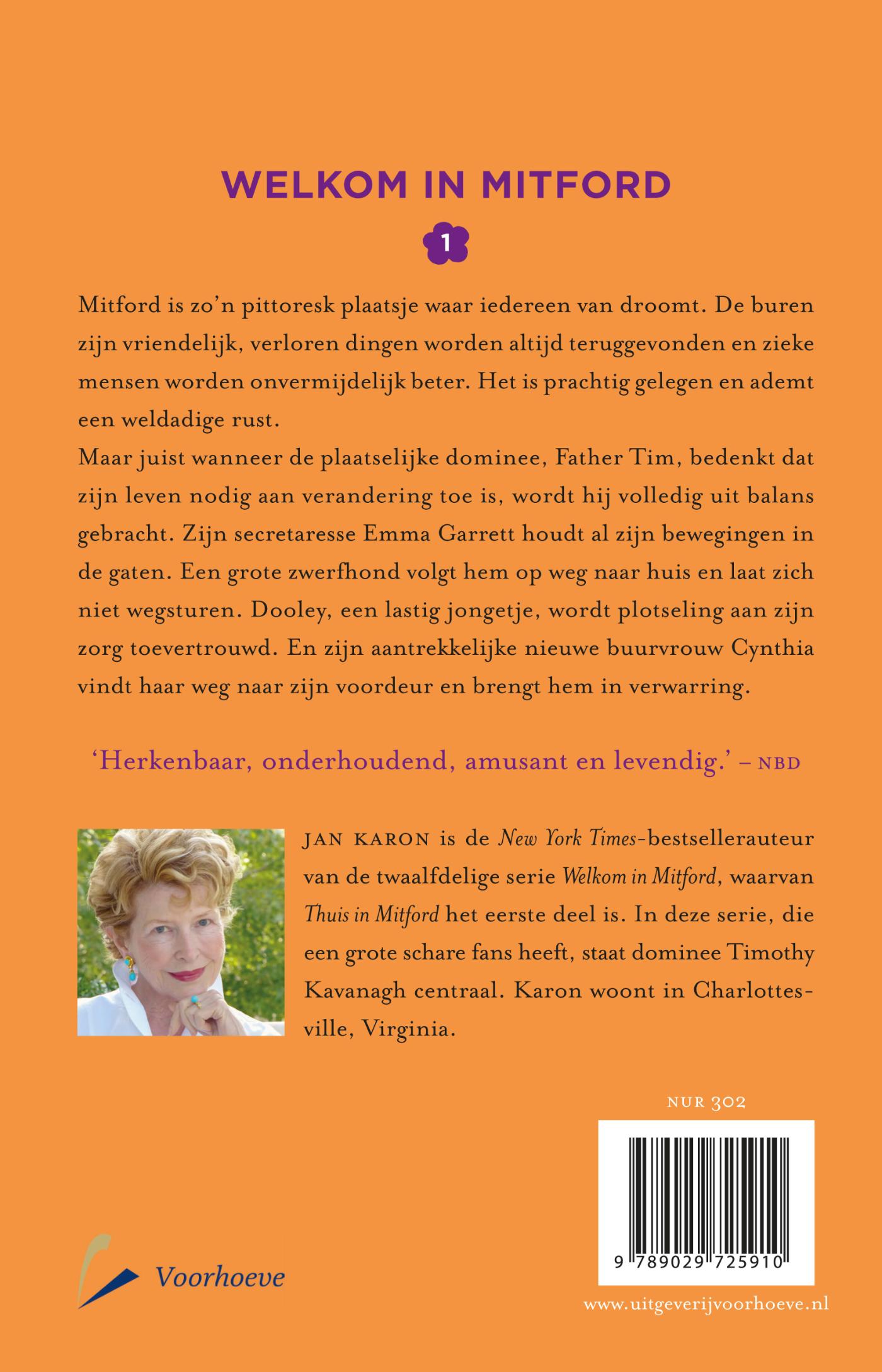 Achterkant van Thuis in Mitford
