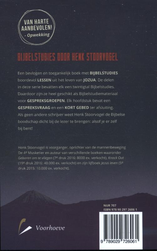 Achterkant van Onderweg met Jozua