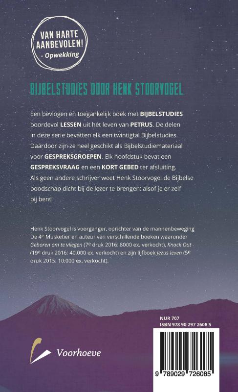 Achterkant van Onderweg met Petrus
