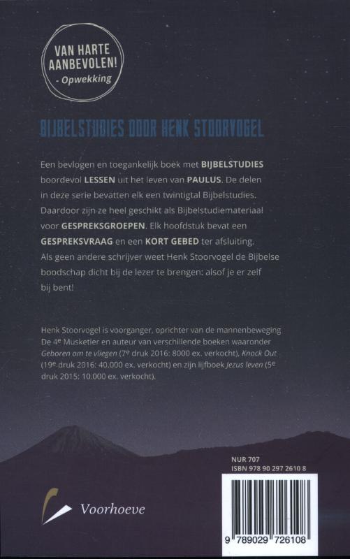 Achterkant van Onderweg met Paulus