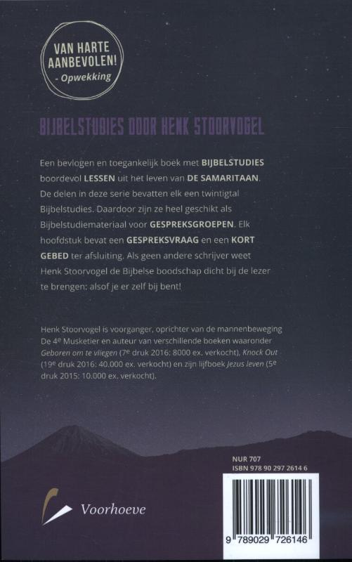 Achterkant van Onderweg met de Samaritaan