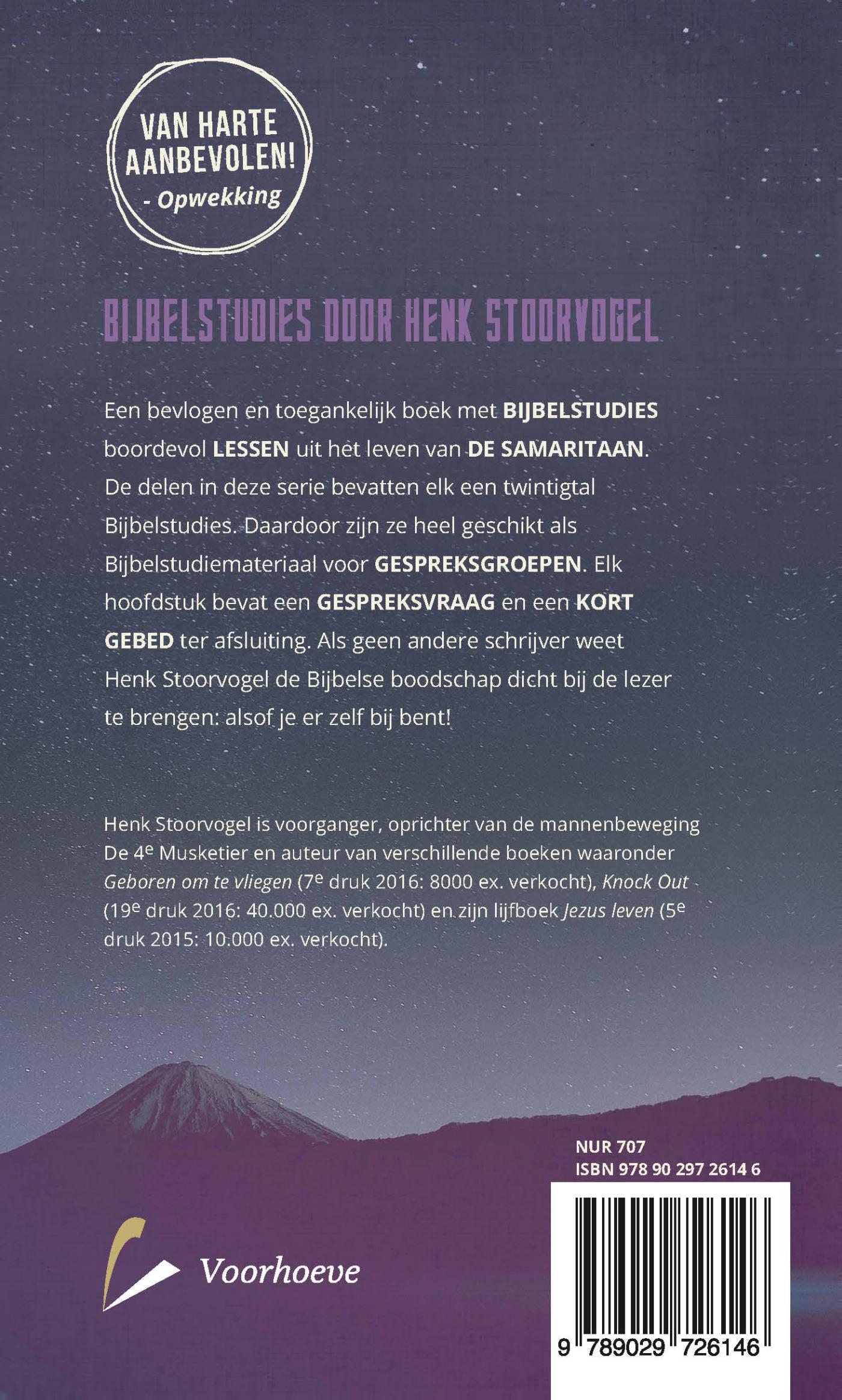Achterkant van Onderweg met de Samaritaan