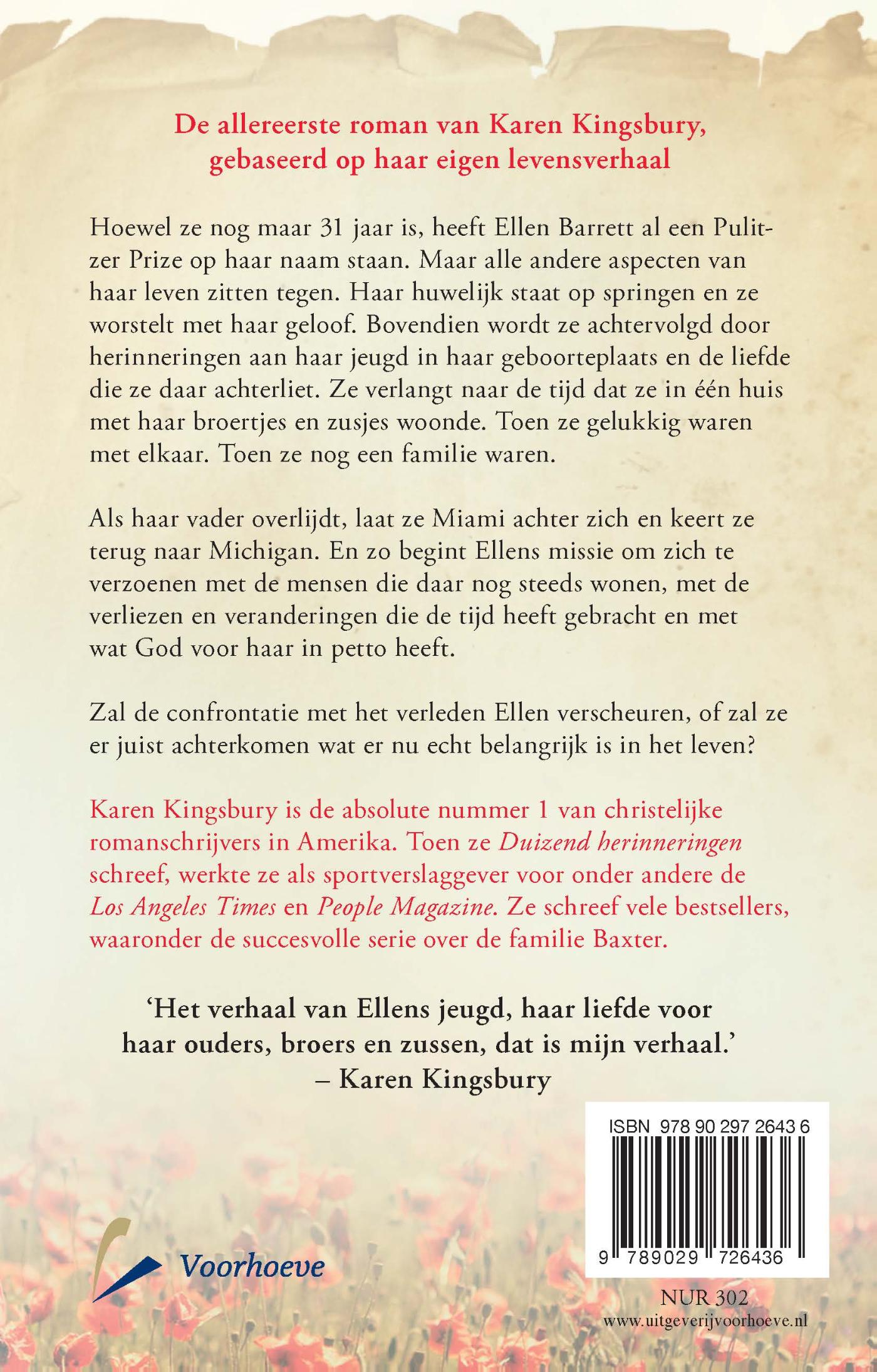 Achterkant van Duizend herinneringen
