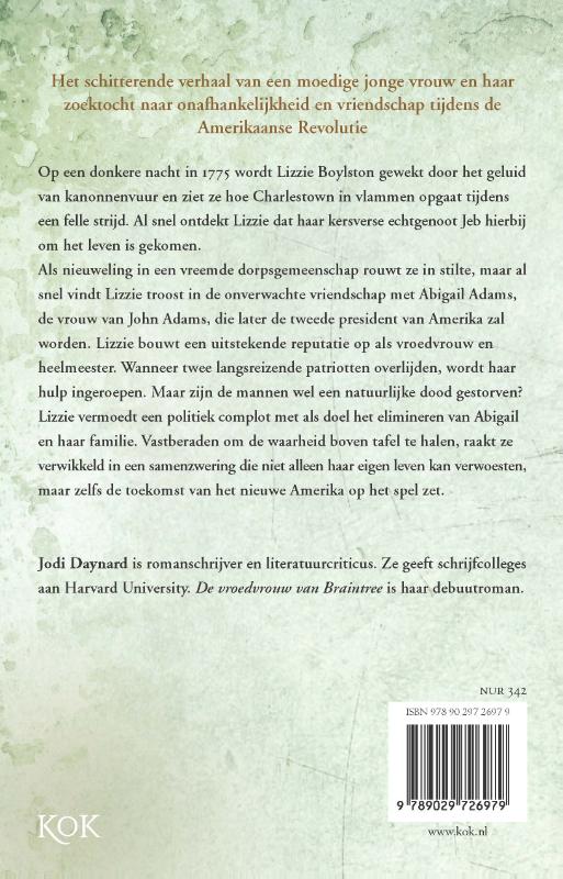 Achterkant van De vroedvrouw van Braintree