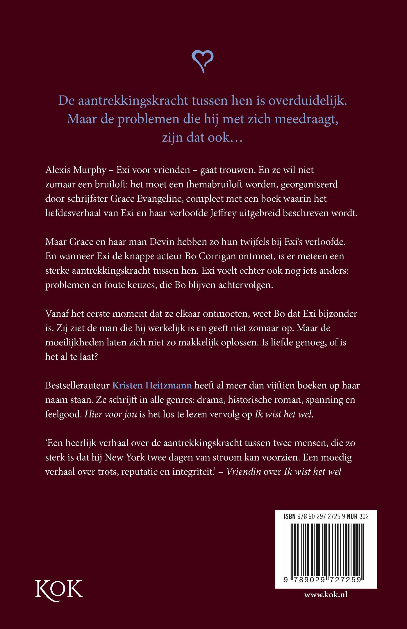 Achterkant van Hier voor jou