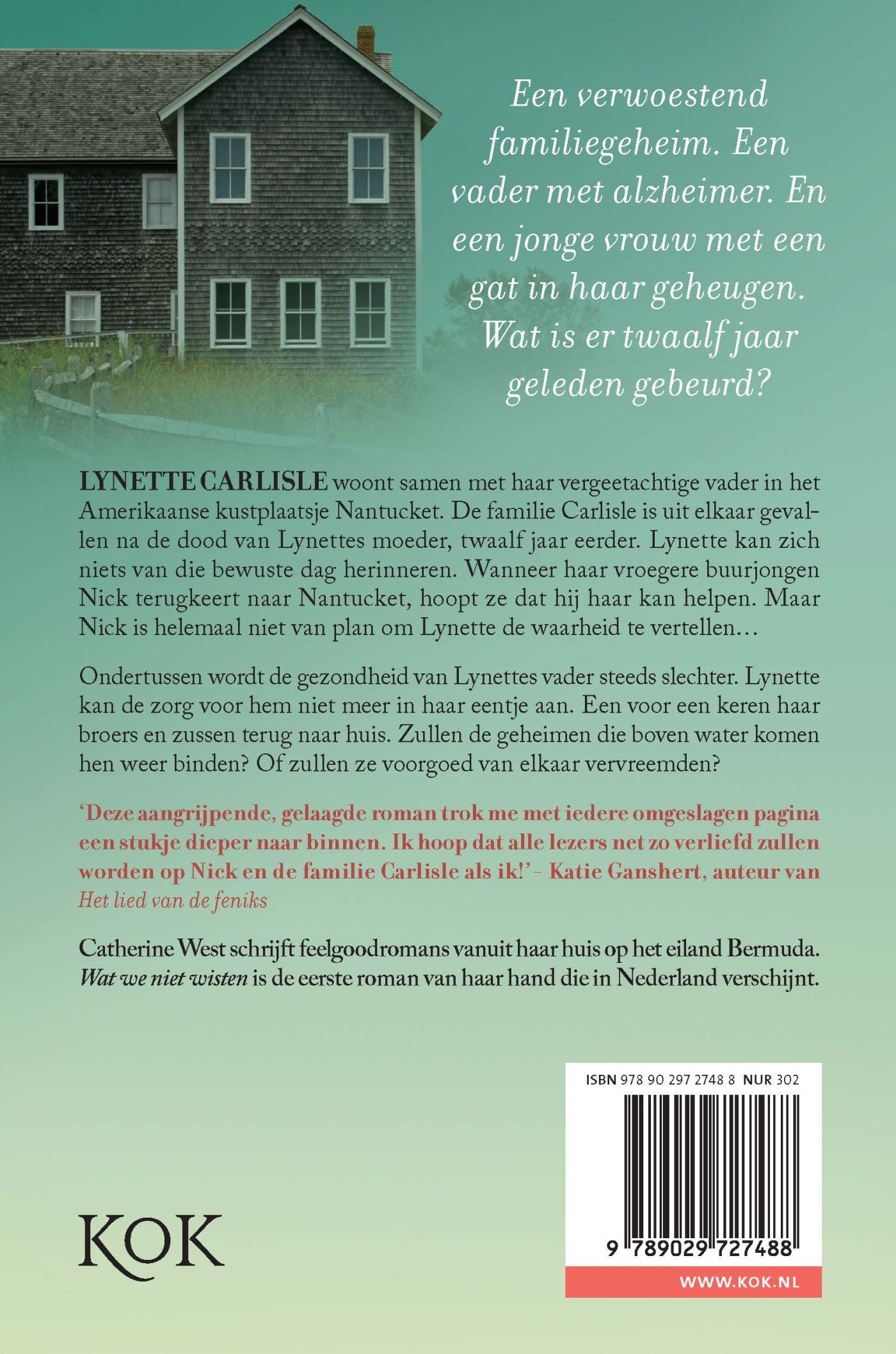 Achterkant van Wat we niet wisten
