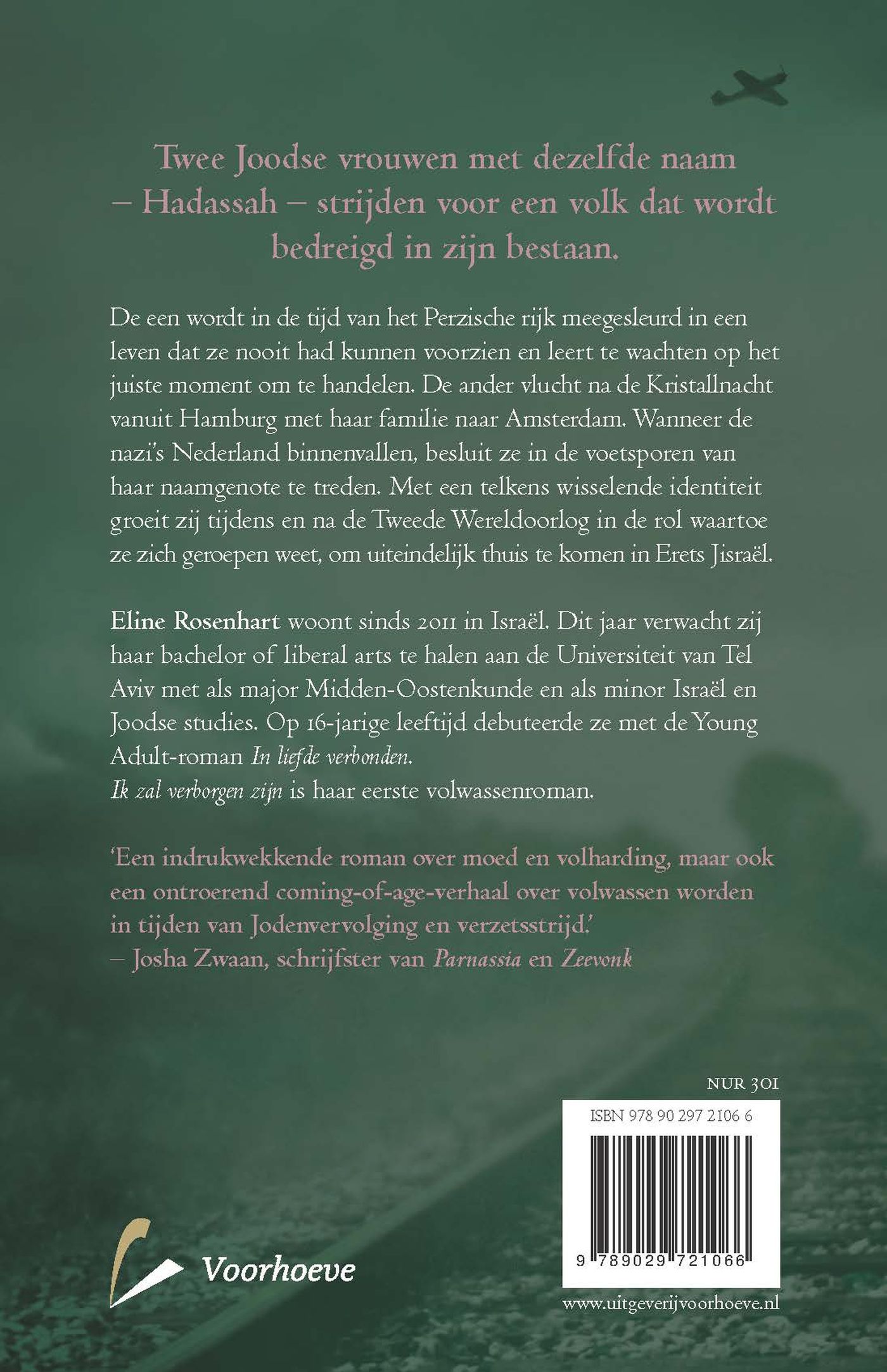 Achterkant van Ik zal verborgen zijn