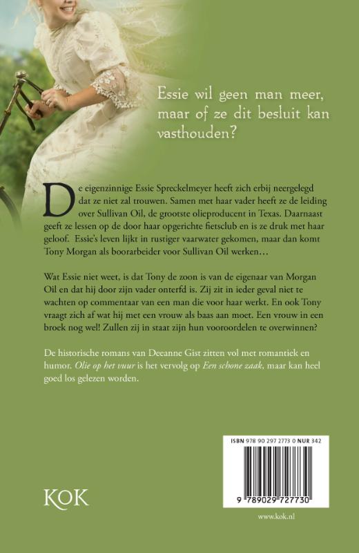 Achterkant van Olie op het vuur