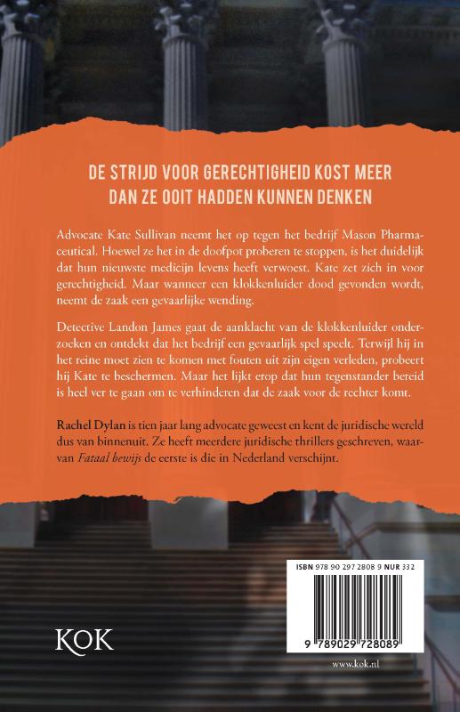 Achterkant van Fataal bewijs