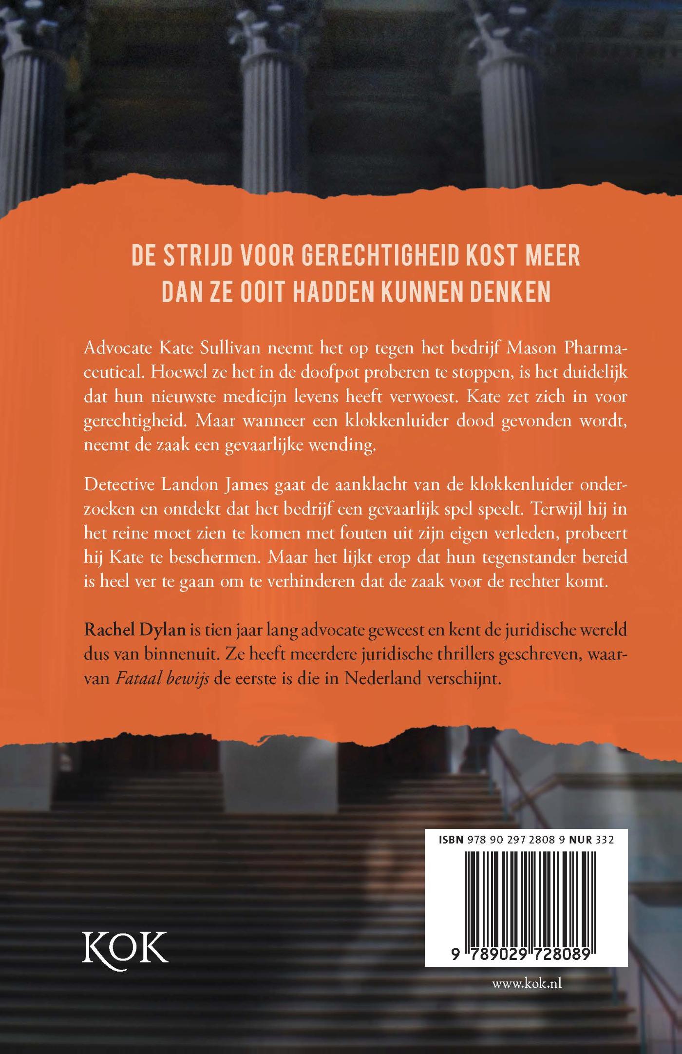Achterkant van Fataal bewijs