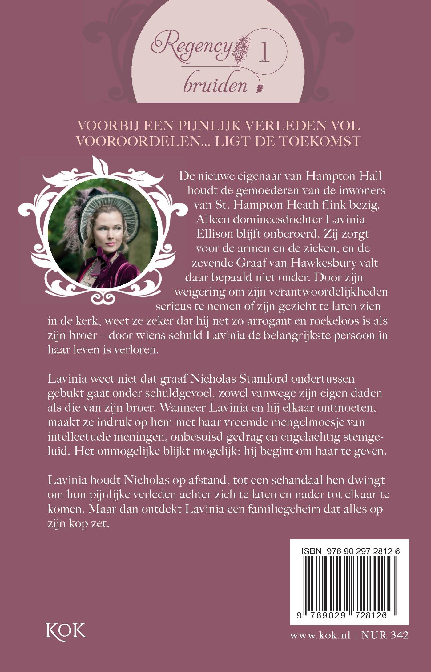 Achterkant van De eigenzinnige juffrouw Ellison