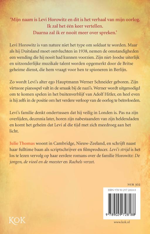 Achterkant van Levi's strijd