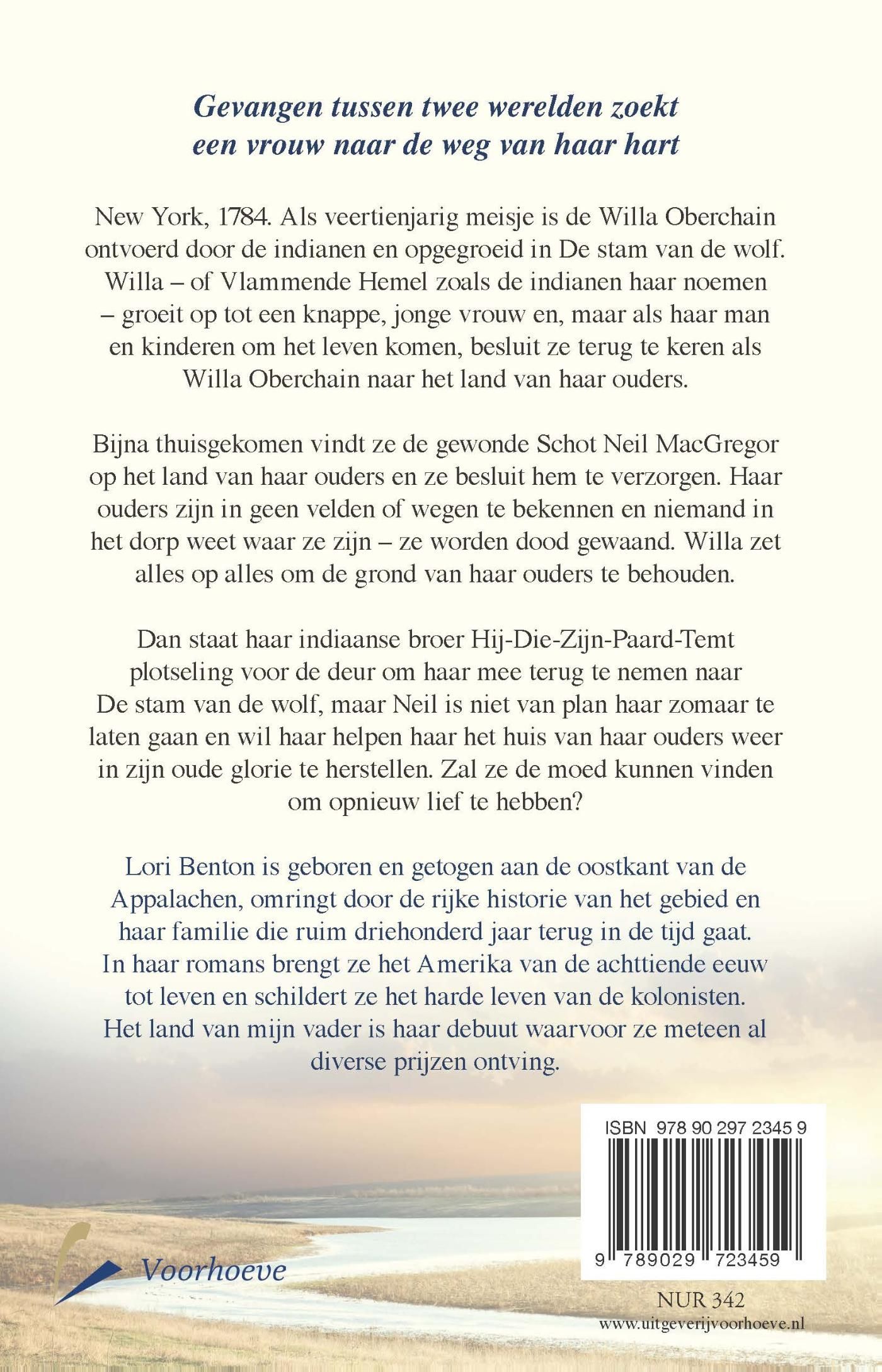 Achterkant van Het land van mijn vader