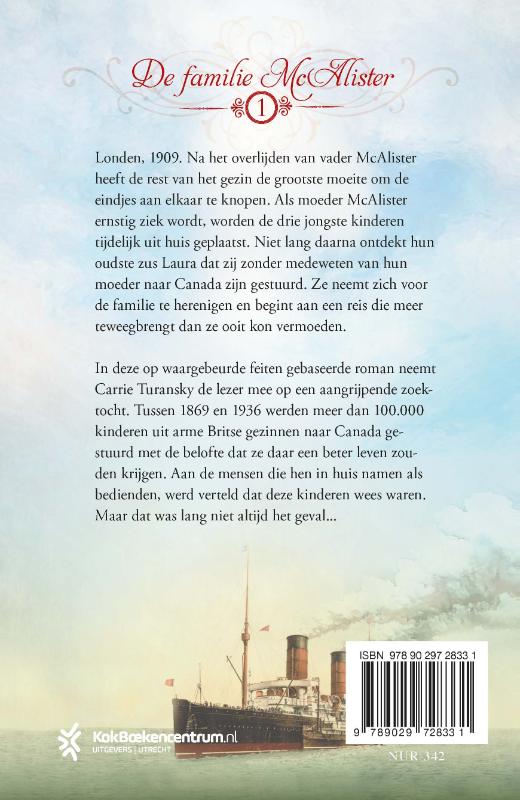 Achterkant van Een oceaan van hoop