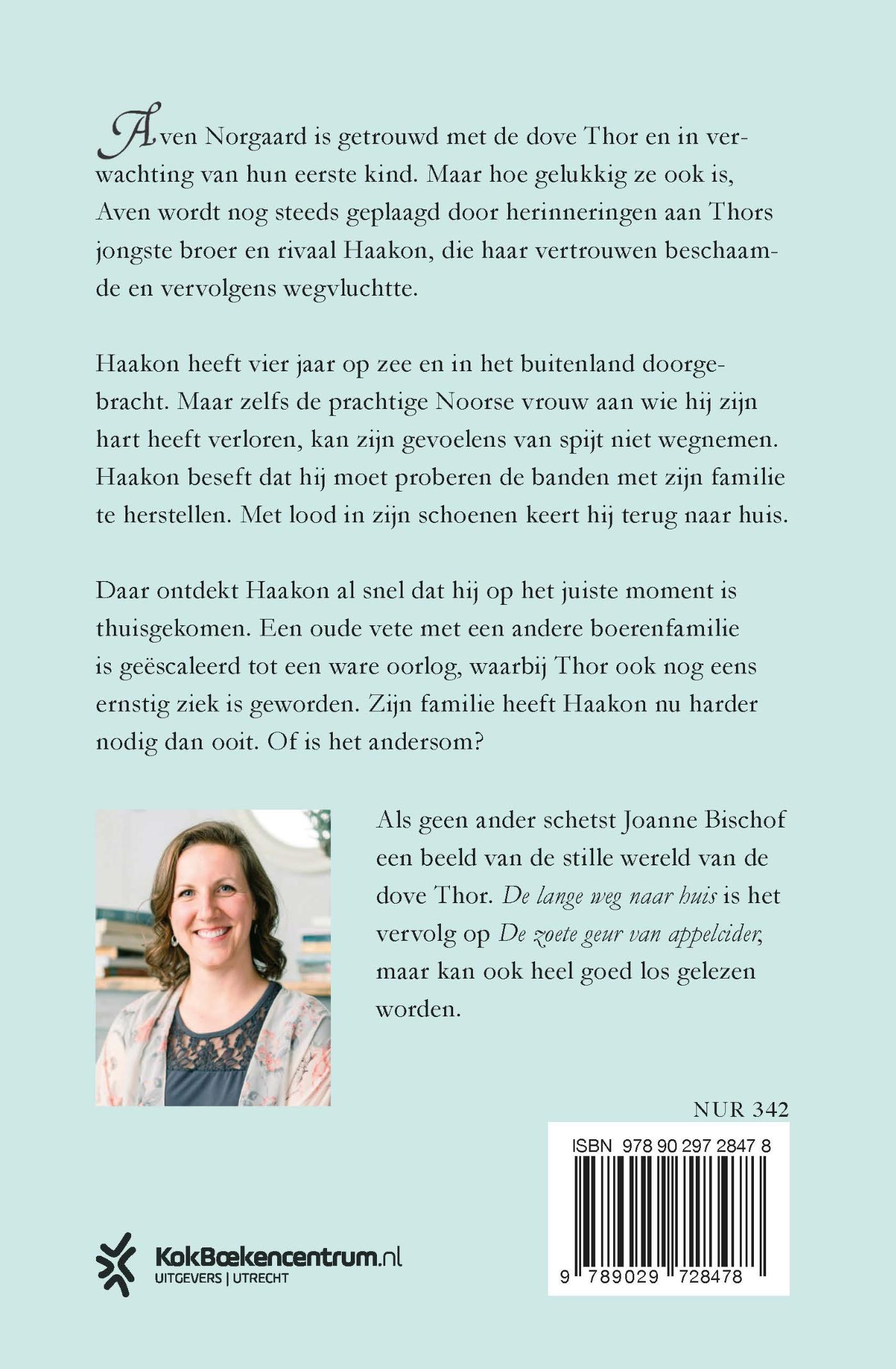 Achterkant van De lange weg naar huis