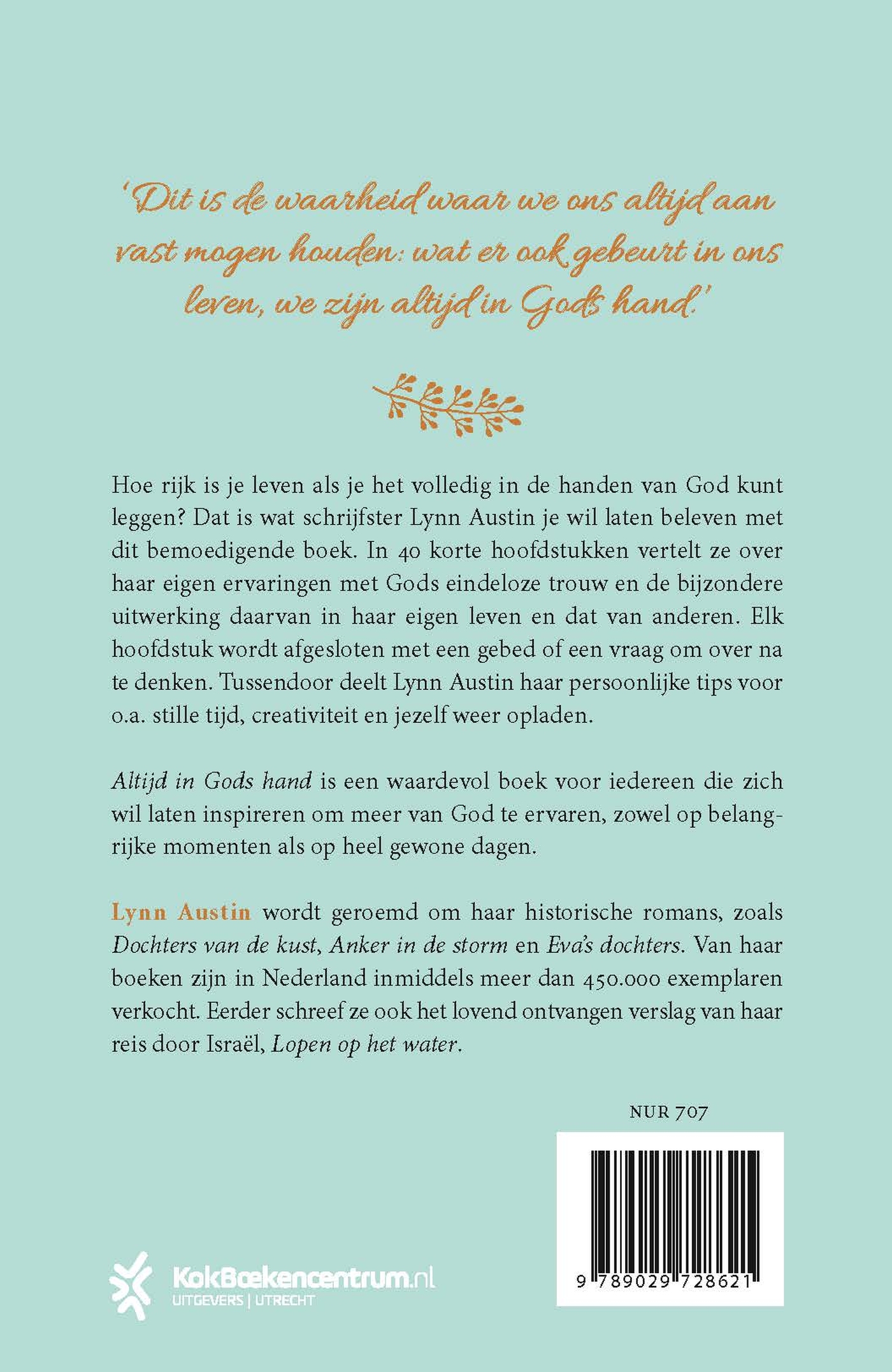 Achterkant van Altijd in Gods hand
