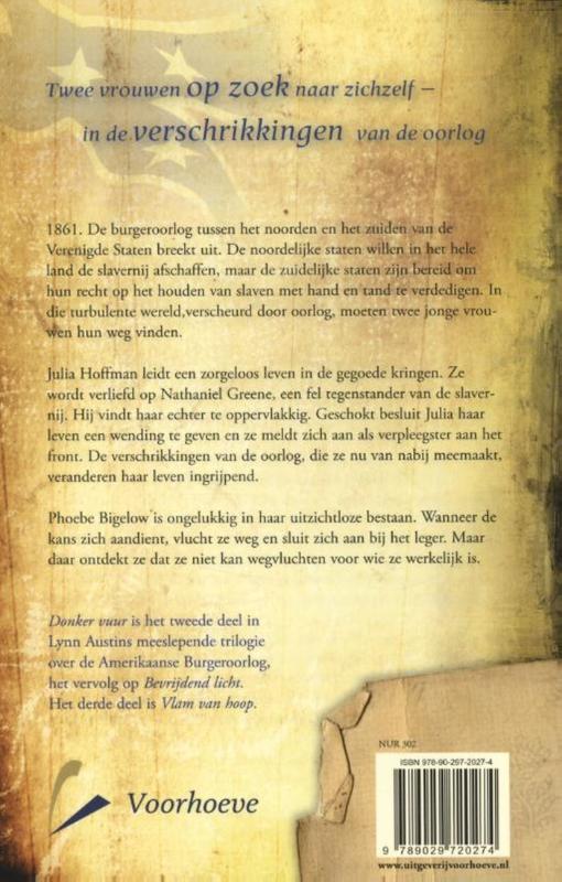 Achterkant van Donker Vuur