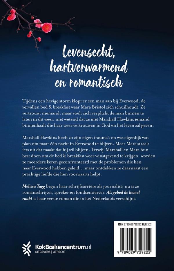 Achterkant van Als gebed de hemel raakt