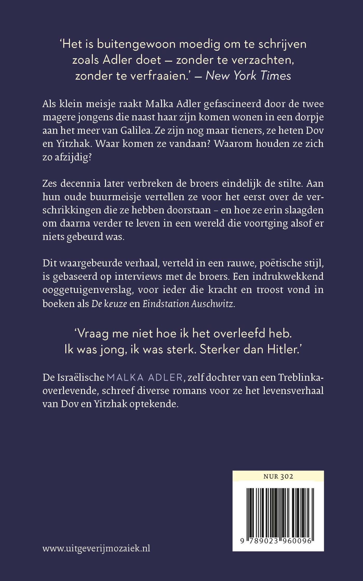 Achterkant van De redding van Jesse Woods