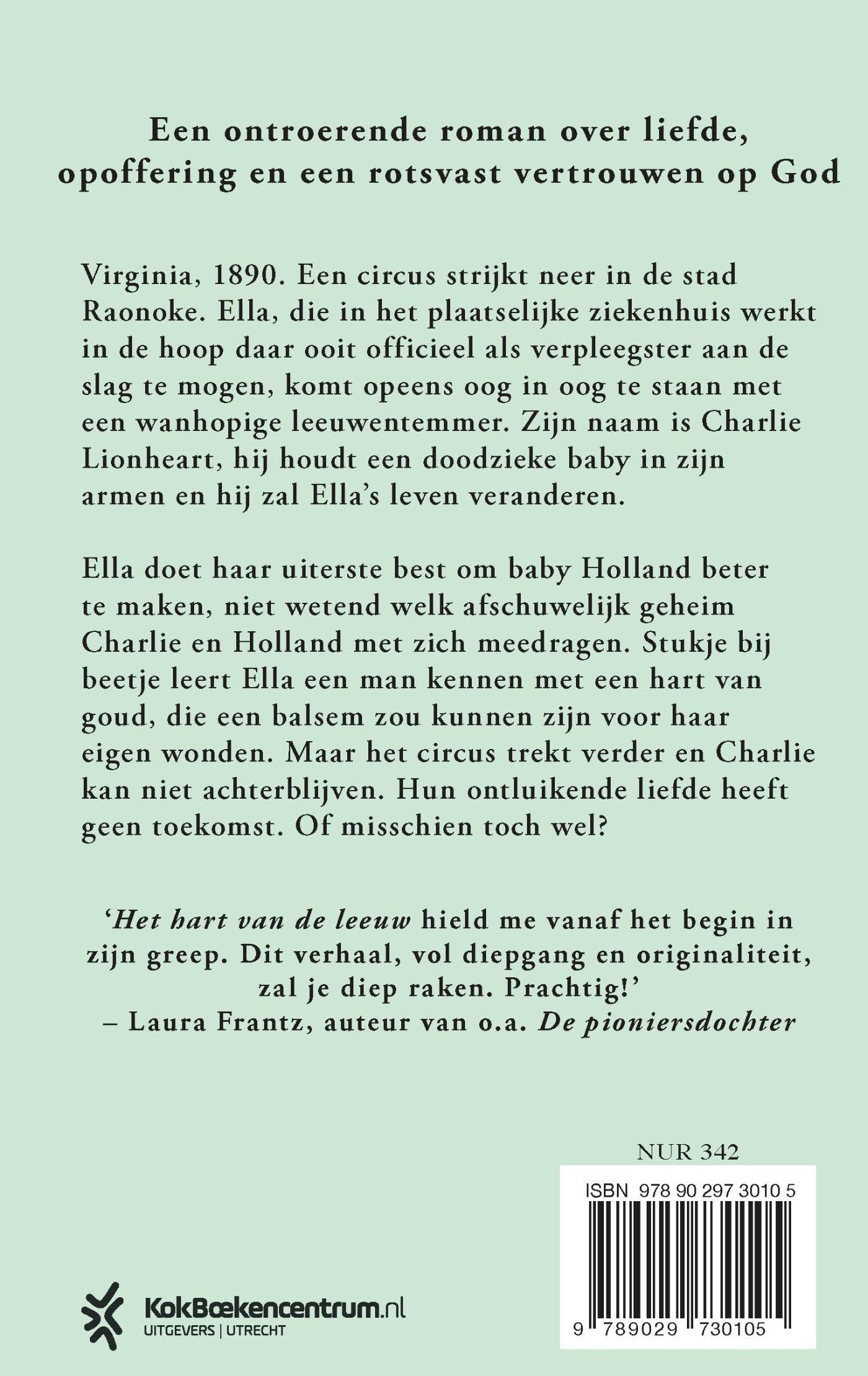 Achterkant van Het hart van de leeuw