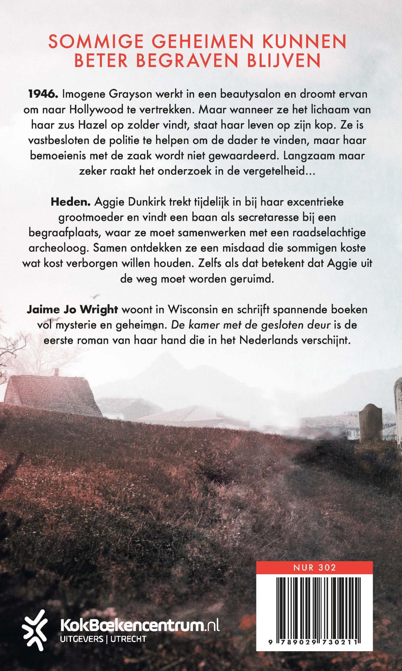 Achterkant van De kamer met de gesloten deur