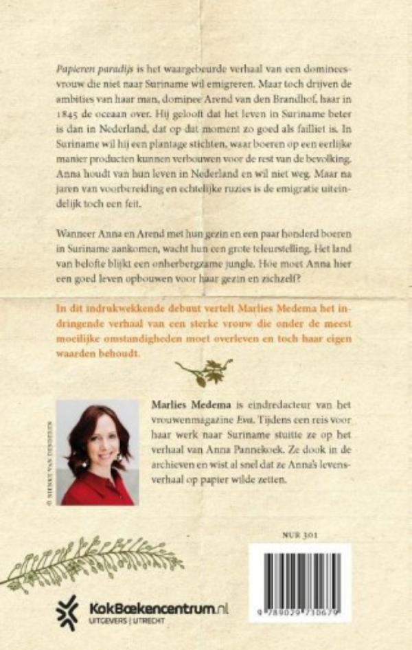 Achterkant van Papieren paradijs