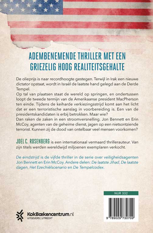 Achterkant van De eindstrijd
