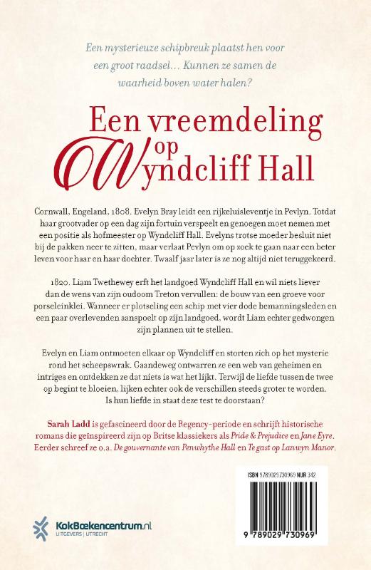 Achterkant van Een vreemdeling op Wyndcliff Hall