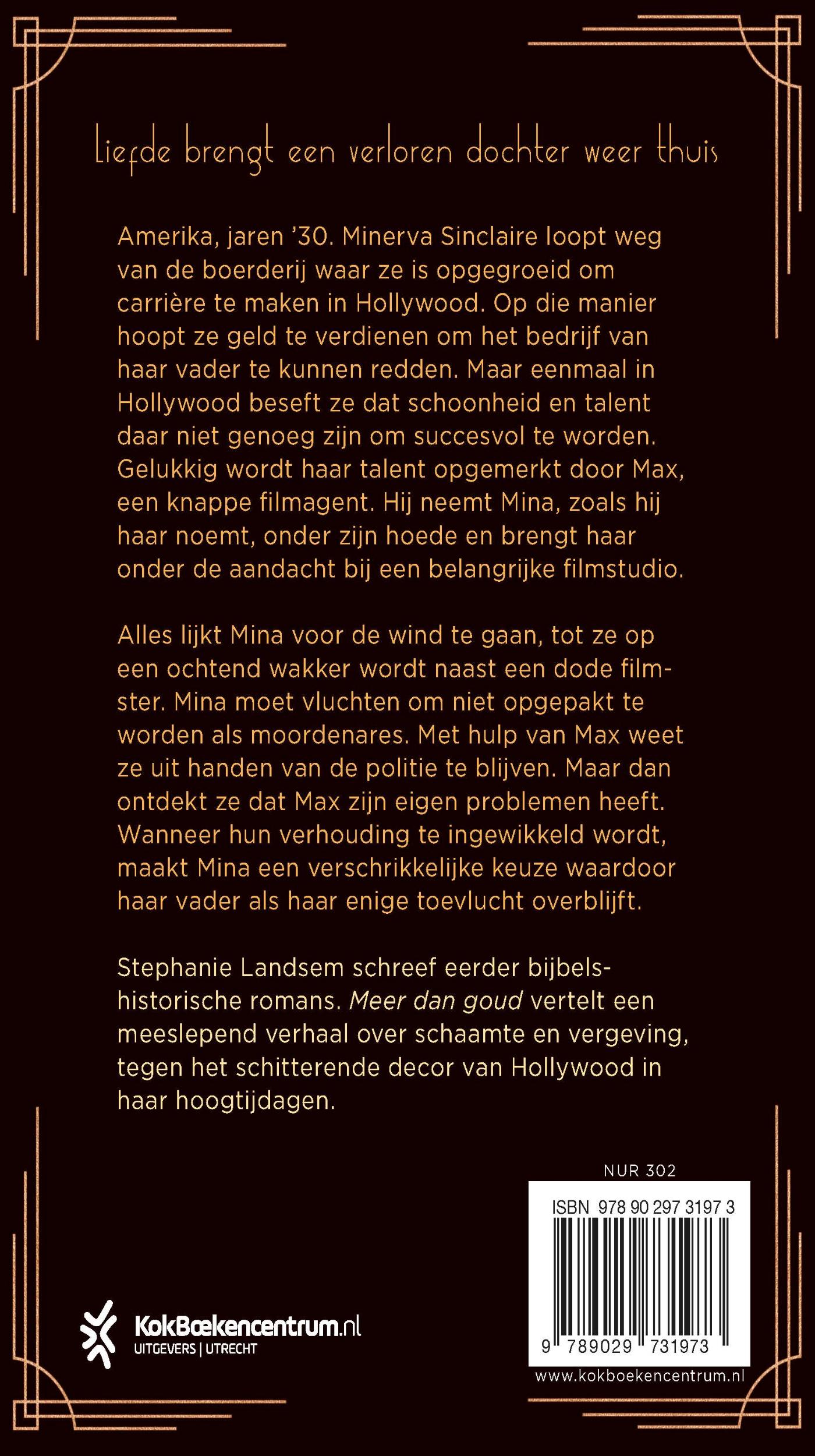 Achterkant van Meer dan goud