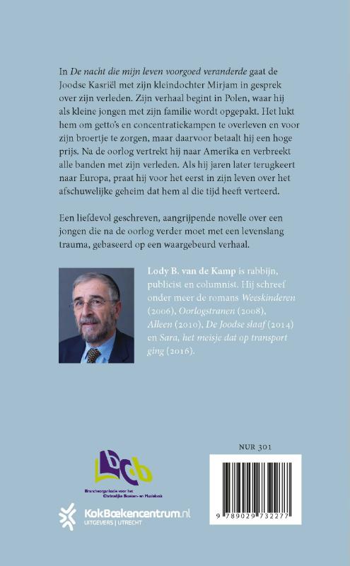 Achterkant van De nacht die mijn leven voorgoed veranderde