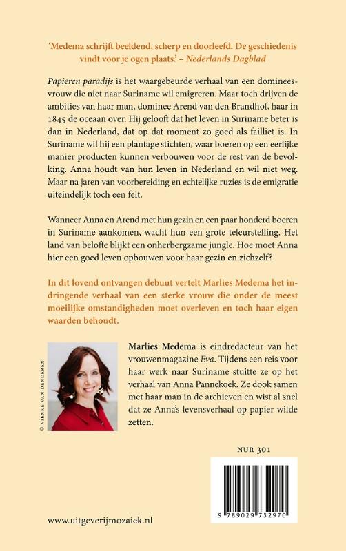 Achterkant van Papieren paradijs