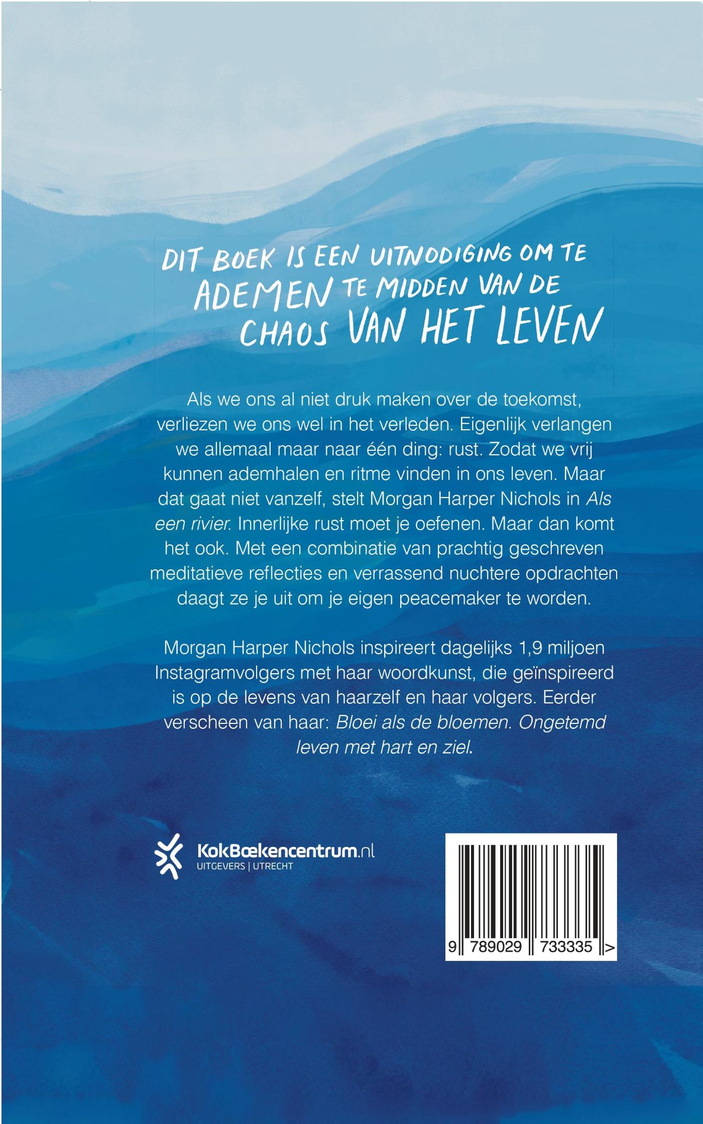 Achterkant van Als een rivier