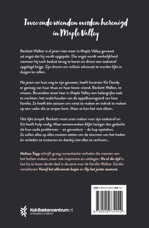Achterkant van Na al die tijd
