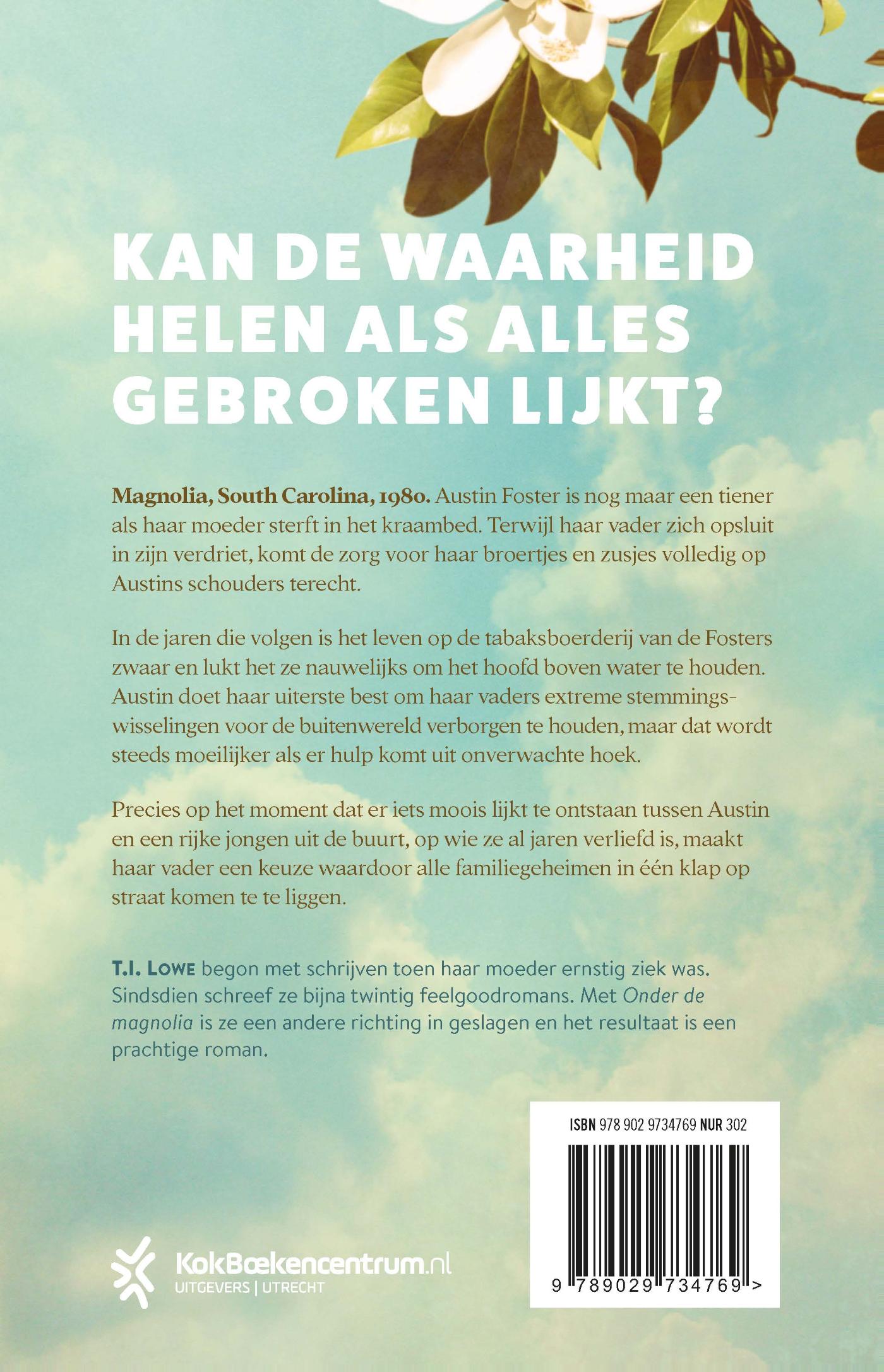 Achterkant van Onder de magnolia