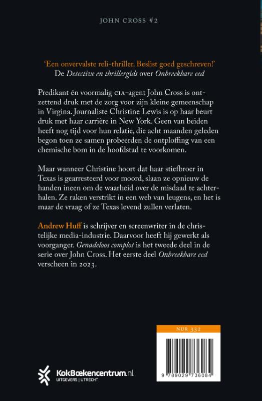 Achterkant van Genadeloos complot