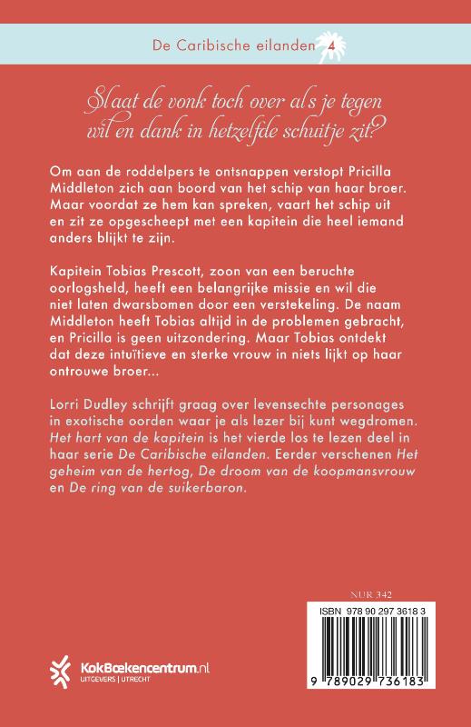 Achterkant van Het hart van de kapitein