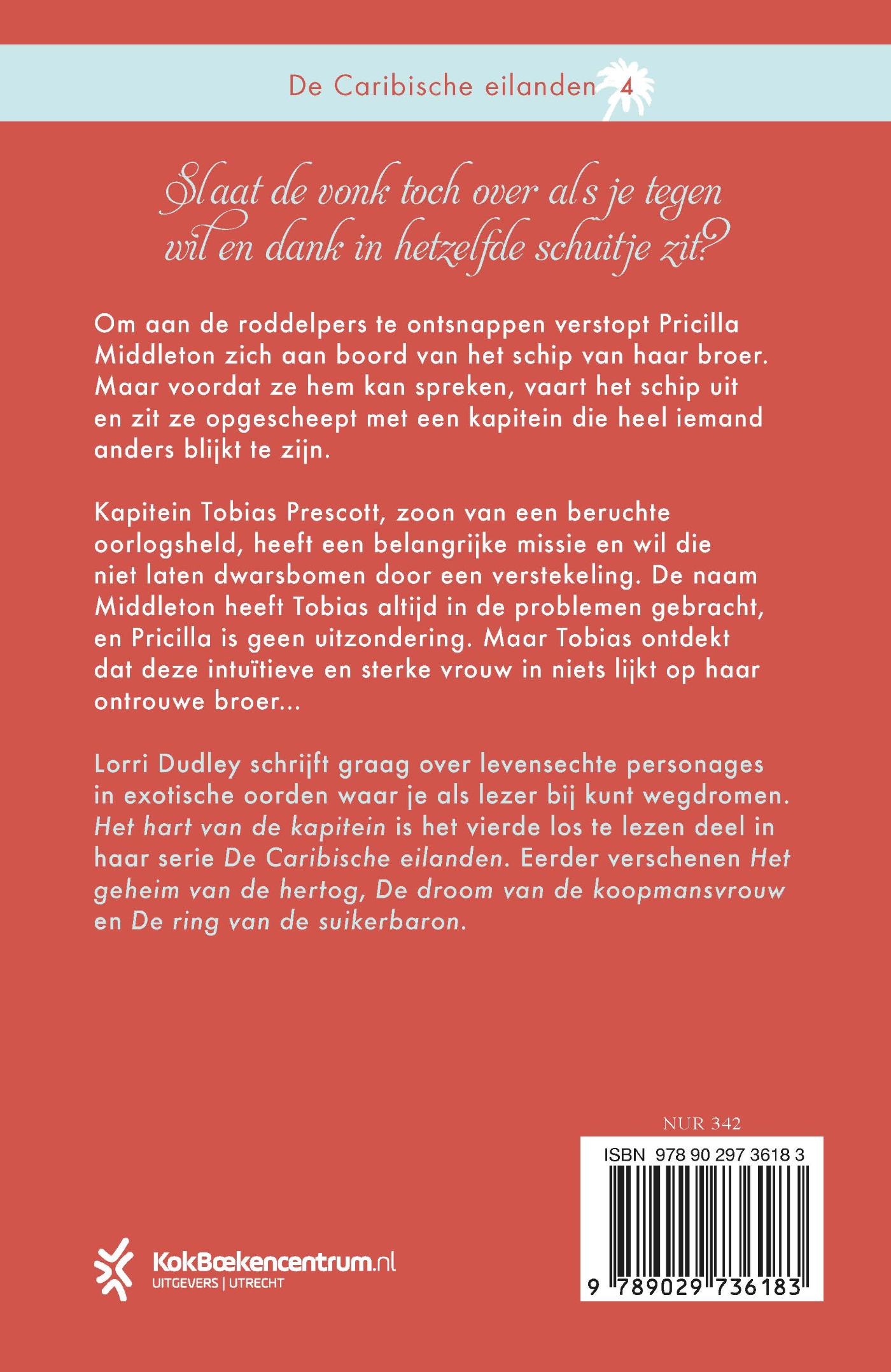 Achterkant van Het hart van de kapitein