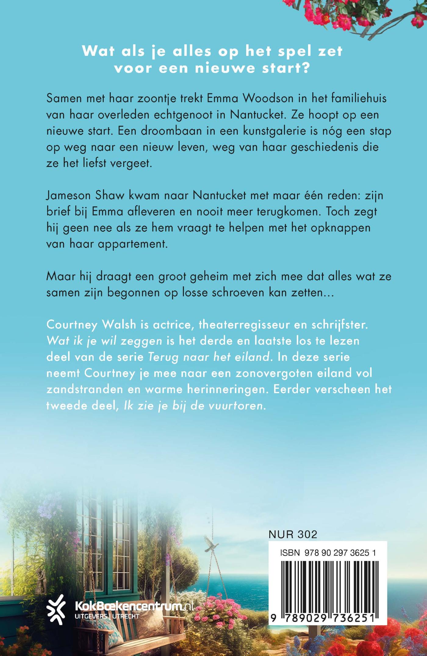 Achterkant van Wat ik je wil zeggen