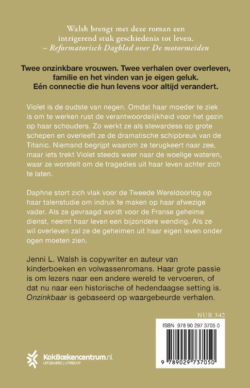 Achterkant van Onzinkbaar