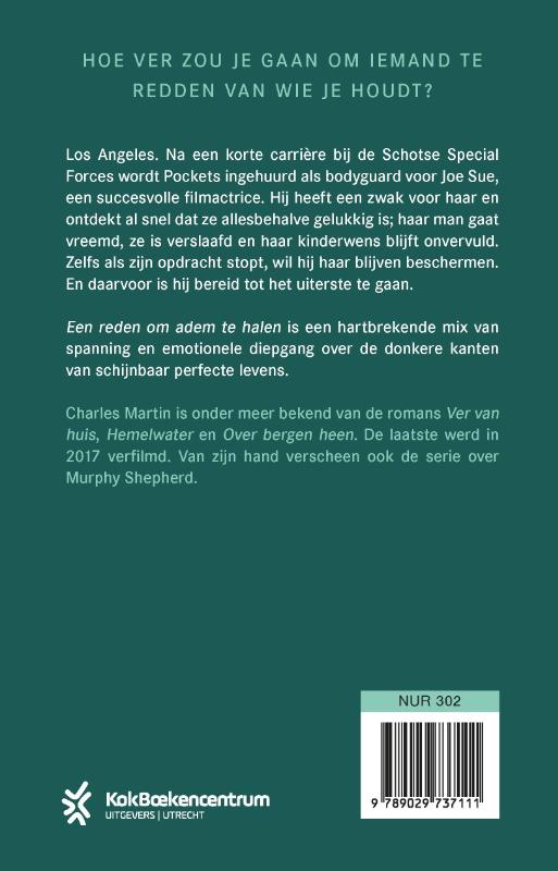 Achterkant van Een reden om adem te halen