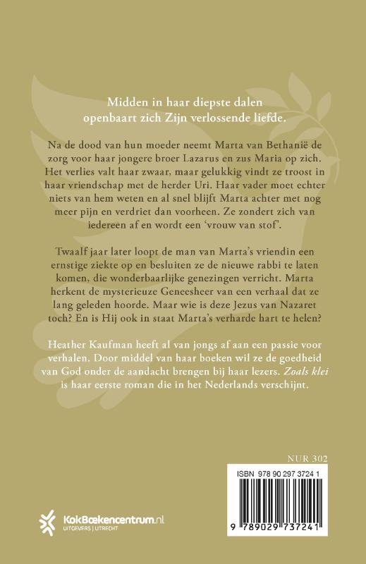 Achterkant van Zoals klei