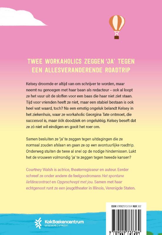 Achterkant van Het onvergetelijke yes-project